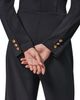 Donna Karan New York Donna Karan New York Satin Lapel Double Breasted Jumpsuit - 6