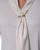 Donna Karan New York Donna Karan New York Scarf Neck Sleeveless Blouse - 6