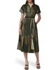 Donna Karan New York Donna Karan New York Short Sleeve Belted Shirtdress - 1