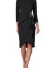 Donna Karan New York Donna Karan New York Side Ruffle Long Sleeve Sheath Dress - 1