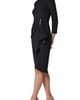 Donna Karan New York Donna Karan New York Side Ruffle Long Sleeve Sheath Dress - 3