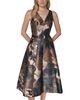 Donna Karan New York Donna Karan New York Sleeveless Belted Midi Dress - 6