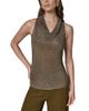 Donna Karan New York Donna Karan New York Sleeveless Metallic Cowl Neck Top - 1