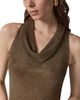 Donna Karan New York Donna Karan New York Sleeveless Metallic Cowl Neck Top - 5