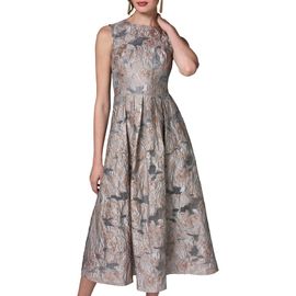 Donna Karan New York Donna Karan New York Sleeveless Metallic Midi Dress