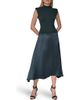 Donna Karan New York Donna Karan New York Sleeveless Mixed Media Midi Dress - 1