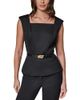 Donna Karan New York Donna Karan New York Sleeveless Peplum Top - 1