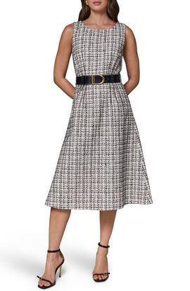 Donna Karan New York Donna Karan New York Sleeveless Tweed Midi Dress