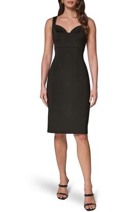 Donna Karan New York Donna Karan New York Sweetheart Neck Sheath Dress