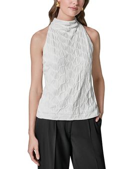 Donna Karan New York Donna Karan New York Textured Mock Neck Top