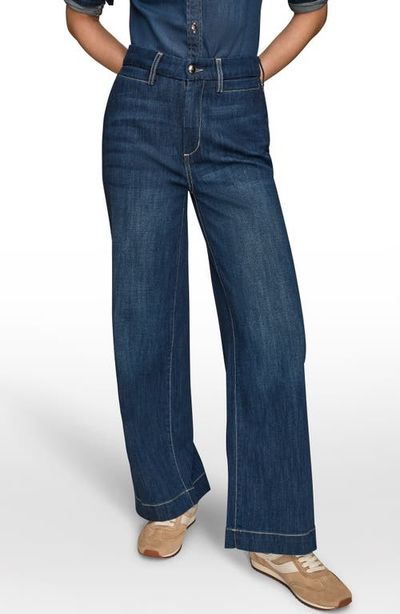 Donna Karan New York Donna Karan New York The Donna High Waist Wide Leg Jeans