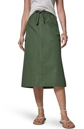 Donna Karan New York Donna Karan New York Tie Waist Cargo Midi Skirt