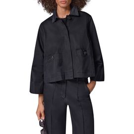 Donna Karan New York Donna Karan New York Twill Bell Sleeve Trapeze Shirtjacket