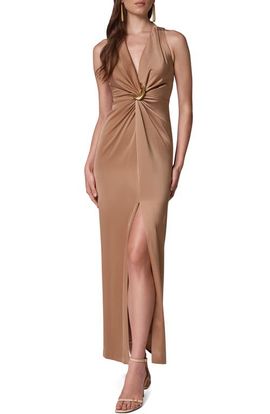 Donna Karan New York Donna Karan New York Twist Front Sleeveless Dress