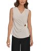 Donna Karan New York Donna Karan New York V Neck Sleeveless Top - 1