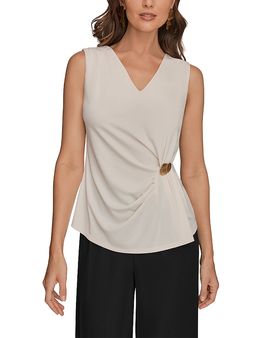Donna Karan New York Donna Karan New York V Neck Sleeveless Top