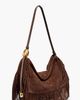 Donna Karan New York Donna Karan New York Velvet Suede Fringe Large Shoulder Bag - 3