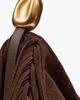 Donna Karan New York Donna Karan New York Velvet Suede Fringe Large Shoulder Bag - 5