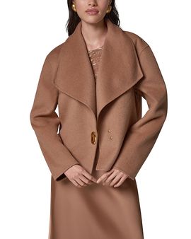Donna Karan New York Donna Karan New York Wing Collar Hardware Trim Jacket