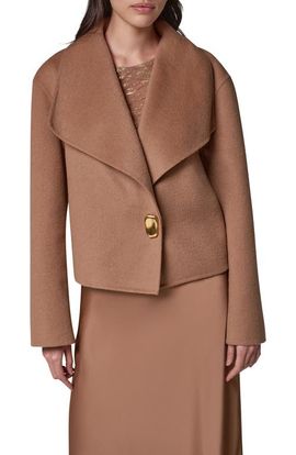 Donna Karan New York Donna Karan New York Wool Blend Wrap Jacket