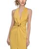 Donna Karan New York Donna Karan V Neck Satin Gown - 3