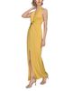 Donna Karan New York Donna Karan V Neck Satin Gown - 5