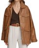 Donna Karan New York Women's Leather Field Jacket - 4