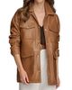 Donna Karan New York Women's Leather Field Jacket - 6