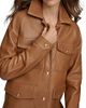 Donna Karan New York Women's Leather Field Jacket - 9