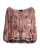 Donna Karan New York Women's Rustic Chic Georgette Poet Paisley Blouse - 7