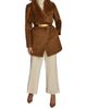 Donna Karan New York Women's Wool-Blend Belted Wrap Coat - 2