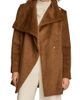 Donna Karan New York Women's Wool-Blend Belted Wrap Coat - 9