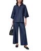 Donna Karan Weekend Donna Karan Denim Dolman Sleeve Shirt - 2