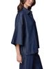 Donna Karan Weekend Donna Karan Denim Dolman Sleeve Shirt - 5