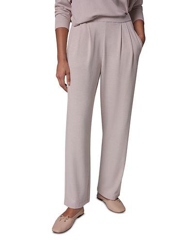 Donna Karan Weekend Donna Karan Weekend Brushed Jersey Pleated Pants