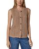 Donna Karan Weekend Donna Karan Weekend Cotton Blend Sleeveless Pointelle Cardigan - 1