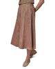 Donna Karan Weekend Donna Karan Weekend Faux Suede Pull On Midi Skirt - 4