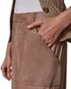 Donna Karan Weekend Donna Karan Weekend Faux Suede Pull On Midi Skirt - 5