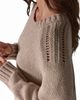 Donna Karan Weekend Donna Karan Weekend Fringe Trim Oversized Sweater - 6
