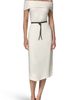 DONNA KARAN WEEKEND DONNA KARAN WEEKEND Off the Shoulder Knit Dress - 1