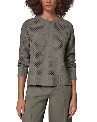 Donna Karan Weekend Donna Karan Weekend Open Work Oversized Sweater