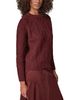 Donna Karan Weekend Donna Karan Weekend Oversized Crewneck Cable Knit Sweater - 5