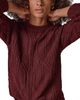 Donna Karan Weekend Donna Karan Weekend Oversized Crewneck Cable Knit Sweater - 6