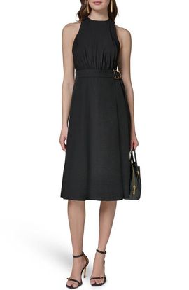 DONNA KARAN WEEKEND DONNA KARAN WEEKEND Racerback Faux Wrap Dress
