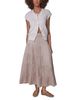 Donna Karan Weekend Donna Karan Weekend Satin Tiered Prairie Skirt - 2