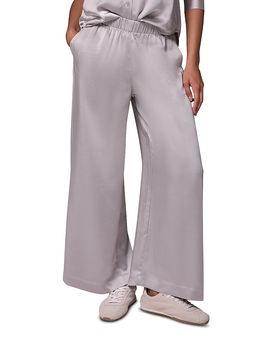 Donna Karan Weekend Donna Karan Weekend Satin Wide Leg Pants