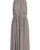 DONNA KARAN WEEKEND DONNA KARAN WEEKEND Sleeveless Stripe Midi Dress - 5
