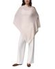 Donna Karan Weekend Donna Karan Weekend Wool & Cashmere Asymmetrical Poncho Sweater - 2