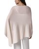 Donna Karan Weekend Donna Karan Weekend Wool & Cashmere Asymmetrical Poncho Sweater - 3