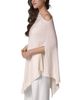 Donna Karan Weekend Donna Karan Weekend Wool & Cashmere Asymmetrical Poncho Sweater - 4